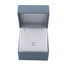 Lant Aur 14k Alb Patrat cu Diamant 0.005ct