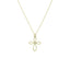 Lant Aur 14k Cruce cu Diamant 0.01ct H/VS1 - SORELLY