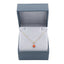 Lant Aur 14k cu Piatra Coral Rotunda - SORELLY