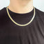 Lant Aur 14k Impletit Cuban Link