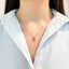 Lant Aur 14k Inima cu Rubine 0.208 ct - SORELLY