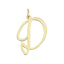 Pandantiv Aur 14k Litera D - SORELLY