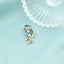 Pandantiv Aur 14k Papagal cu Diamante 0.103ct si Topaz