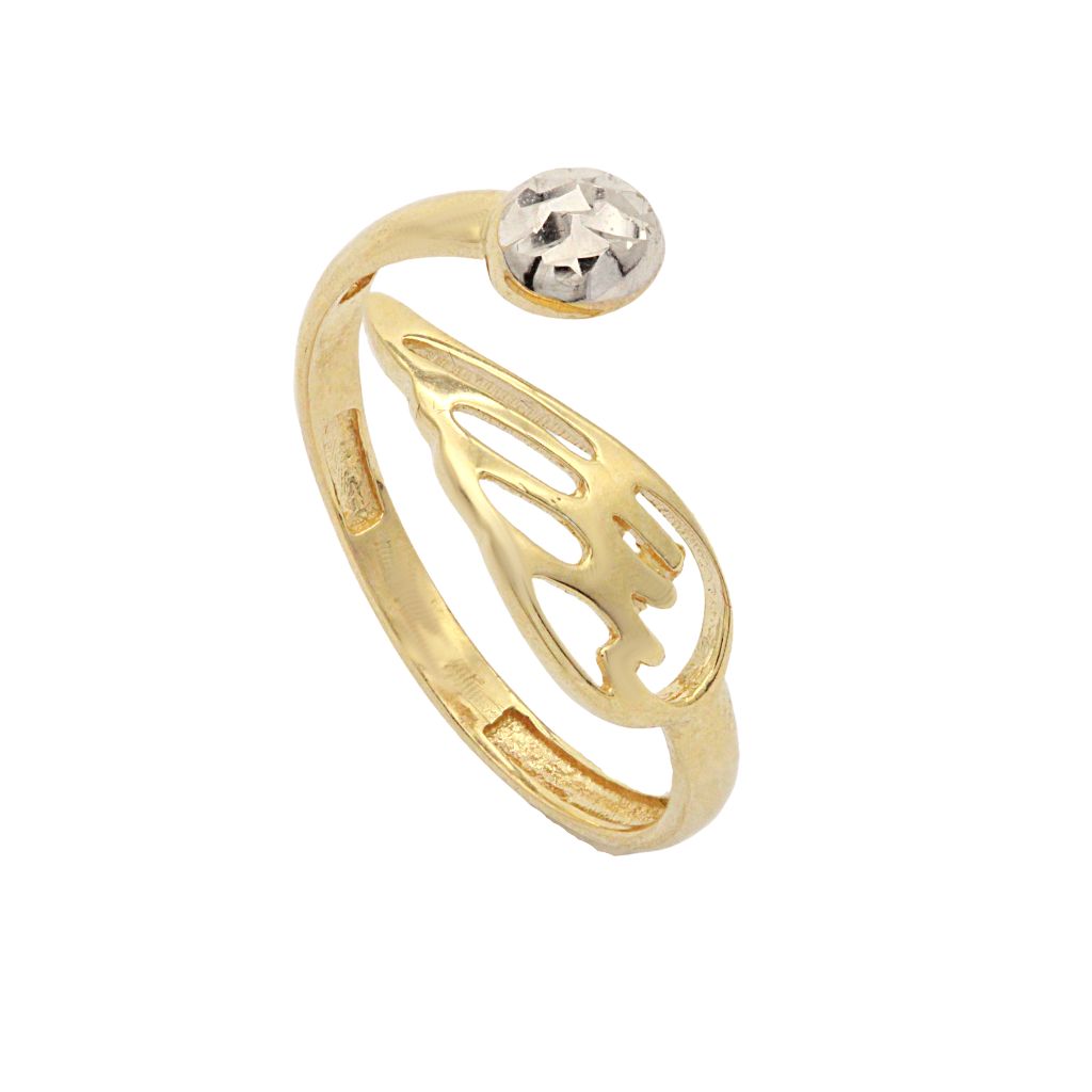 Inel Reglabil Aur 14k Angel Wing