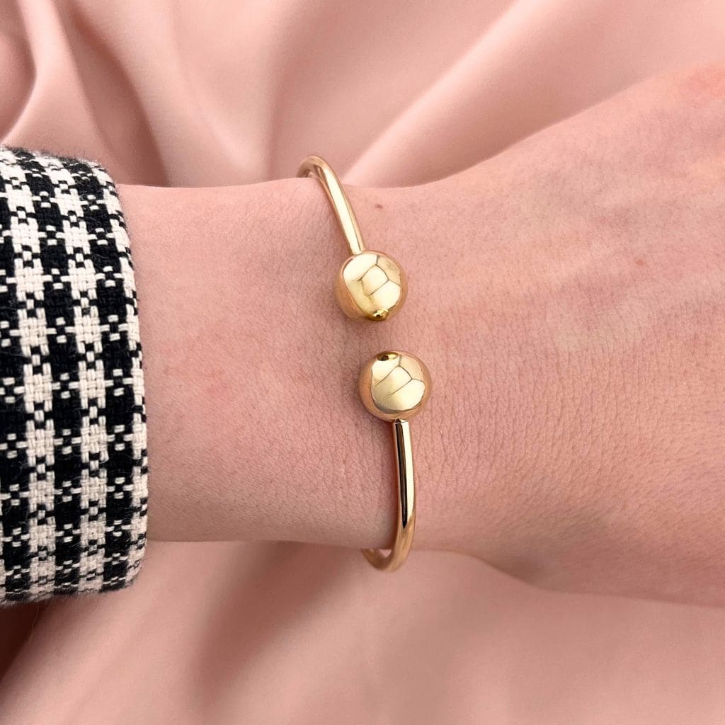 Bratara Fixa Aur 14k cu Bile