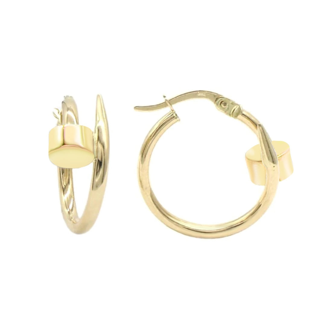 Cercei Aur 14k Tip Cui 1.6cm