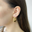 Cercei Aur Galben 14k Geometrici