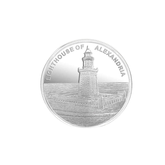 Moneda Argint 31.1 g 999‰ Farul din Alexandria