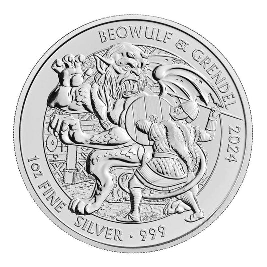 Moneda Argint: 1 oz Beowulf Myths and Legends 2024