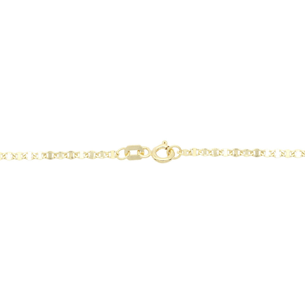 Bratara Unisex Aur 14k cu Zale Modern Sequin Link