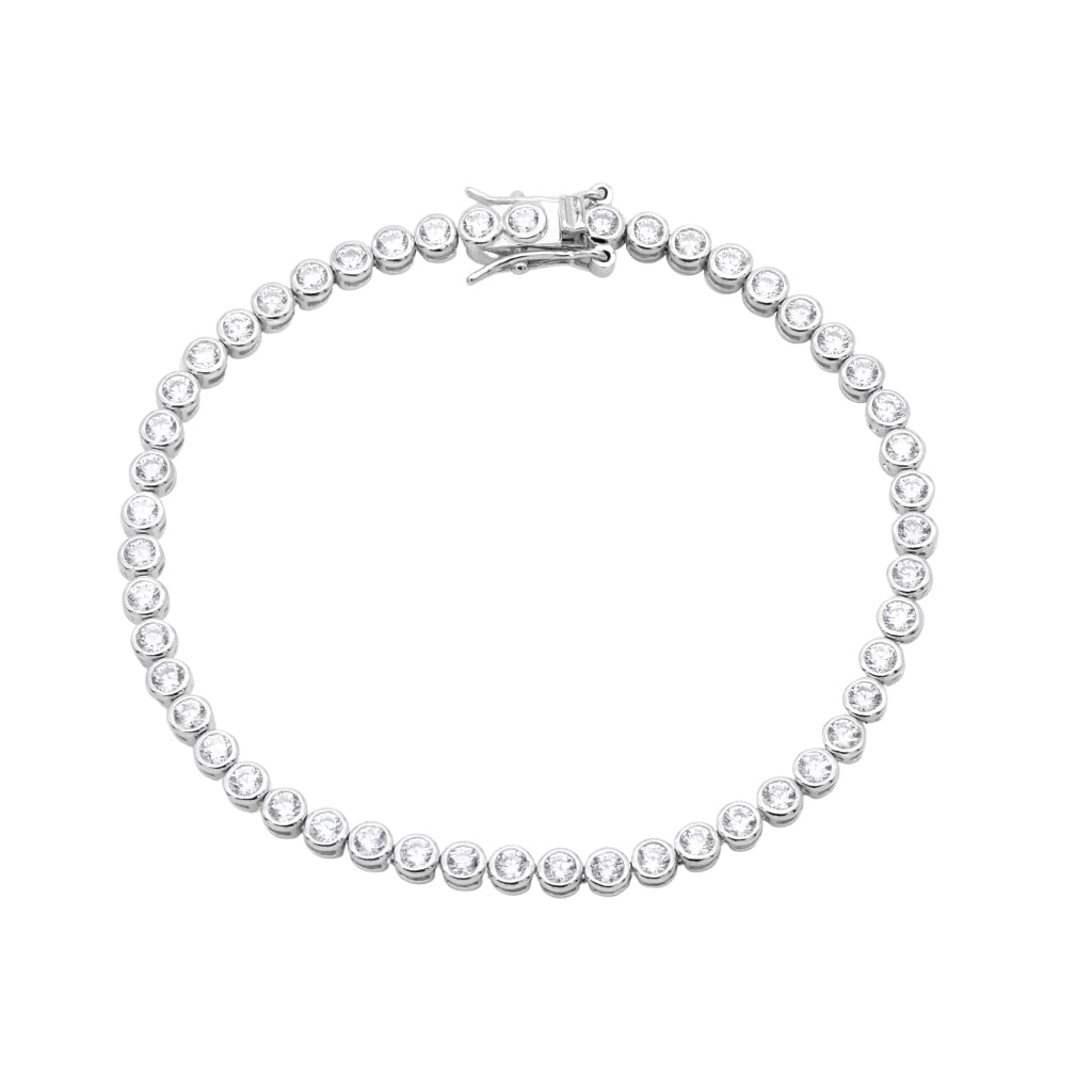 Bratara Argint Round Tennis 3mm