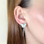 Cercei Argint Fluture cu Sidef