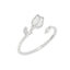 Inel Argint Dainty Tulip