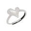 Inel Argint Reglabil Heart