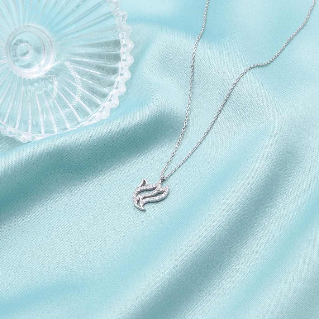 Lant Argint Little Bird cu Pietre Zirconia