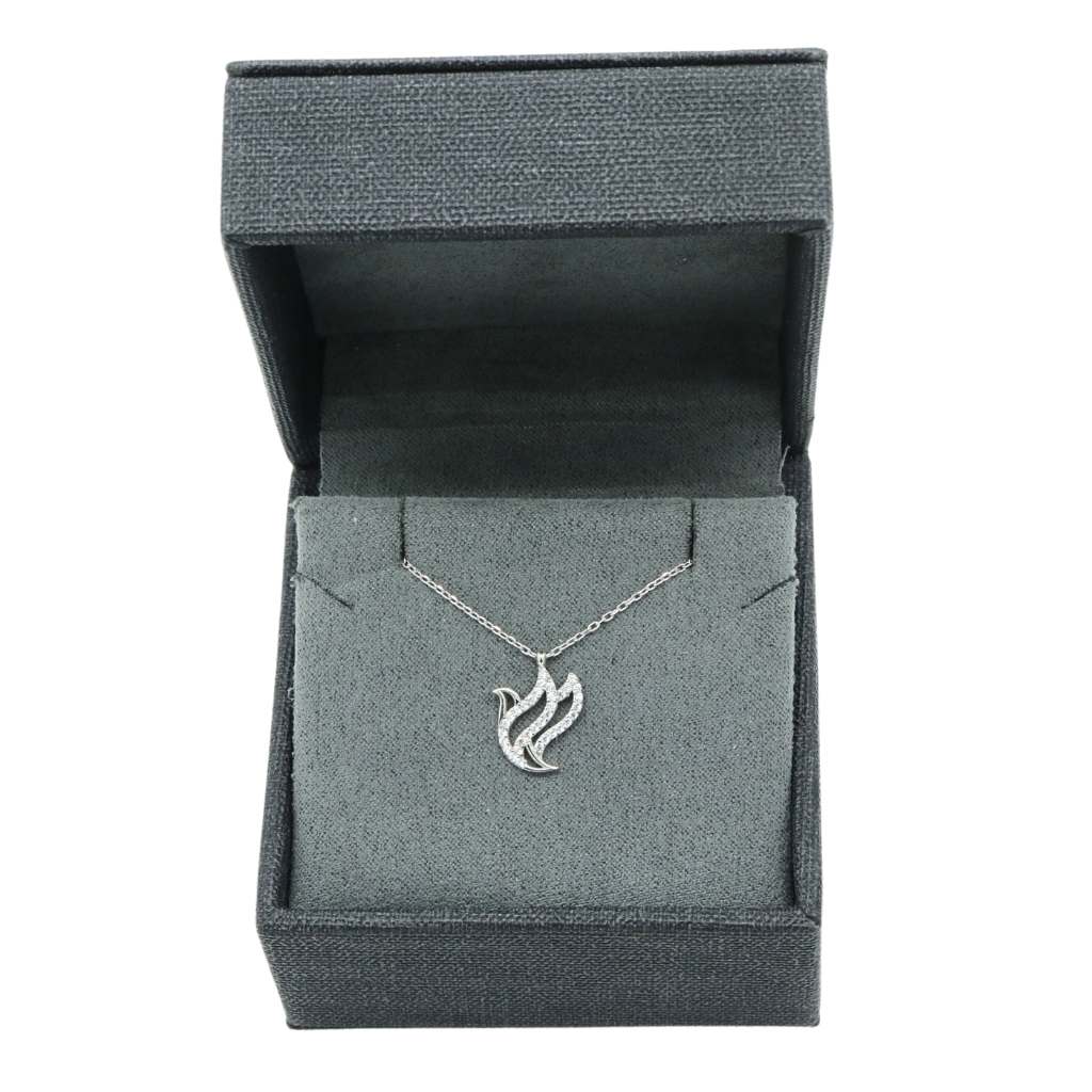 Lant Argint Little Bird cu Pietre Zirconia