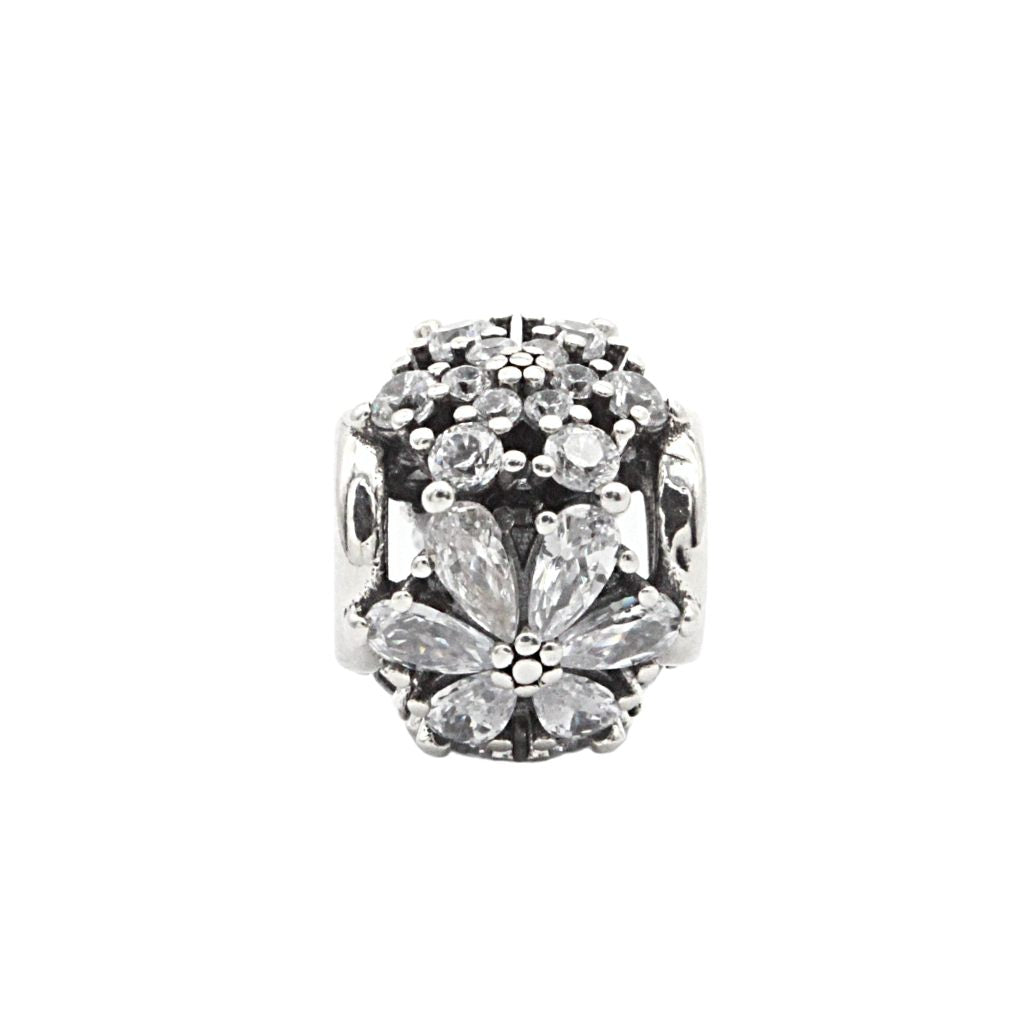 Talisman Argint pentru Bratara Crystal Flower