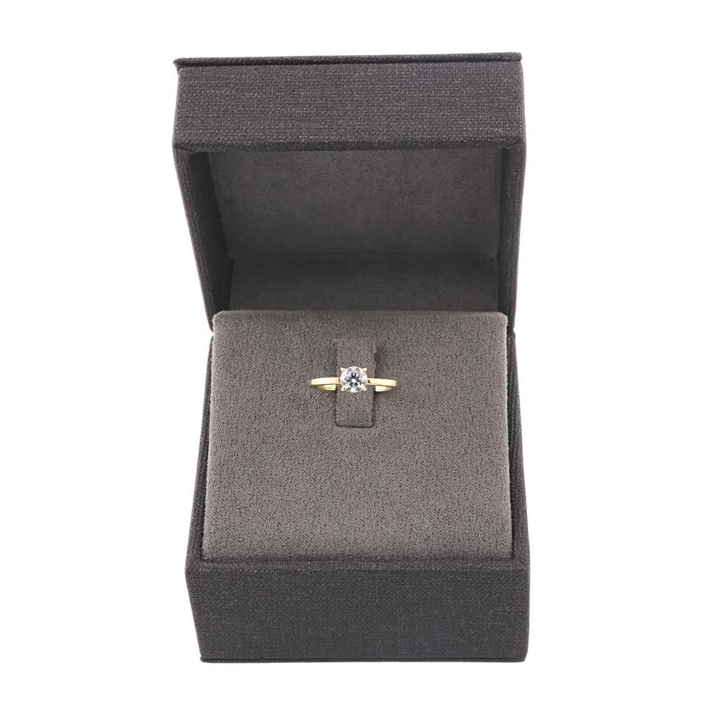 Inel Solitaire Aur 14k Classic Round Shape