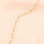 Bratara Aur 14k Paperclip cu Striatii
