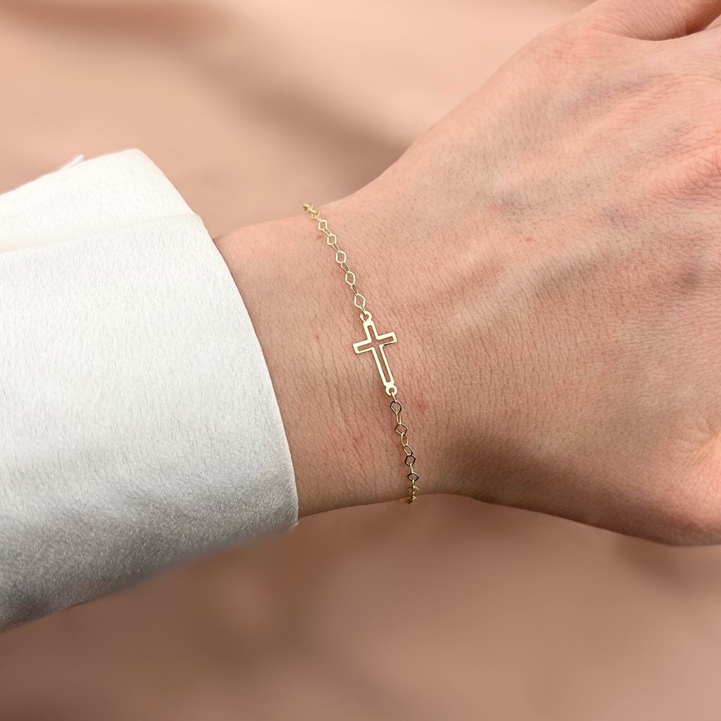 Bratara Aur 14k Copii Cruce