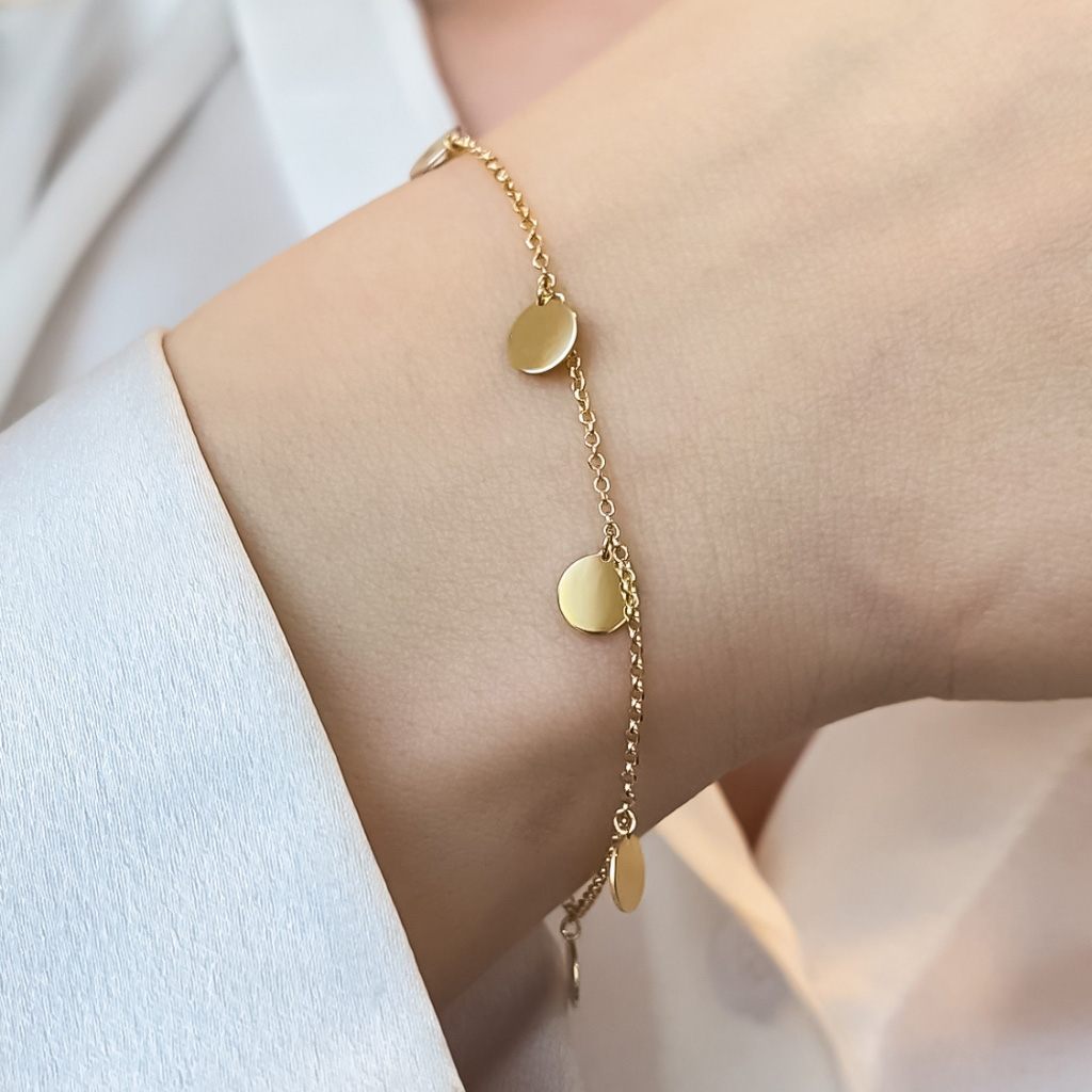 Bratara Aur 14k cu Banuti