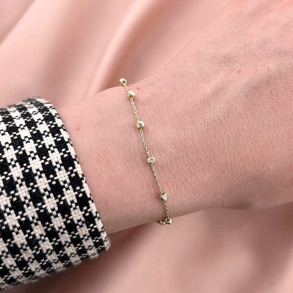 Bratara Aur 14k cu Bile 2 mm