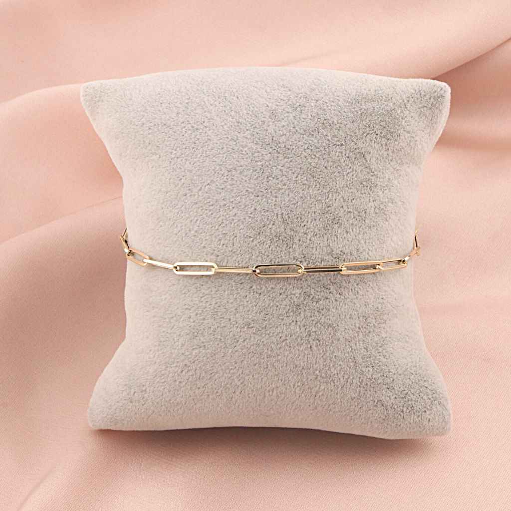 Bratara Aur 14k cu Zale Paperclip
