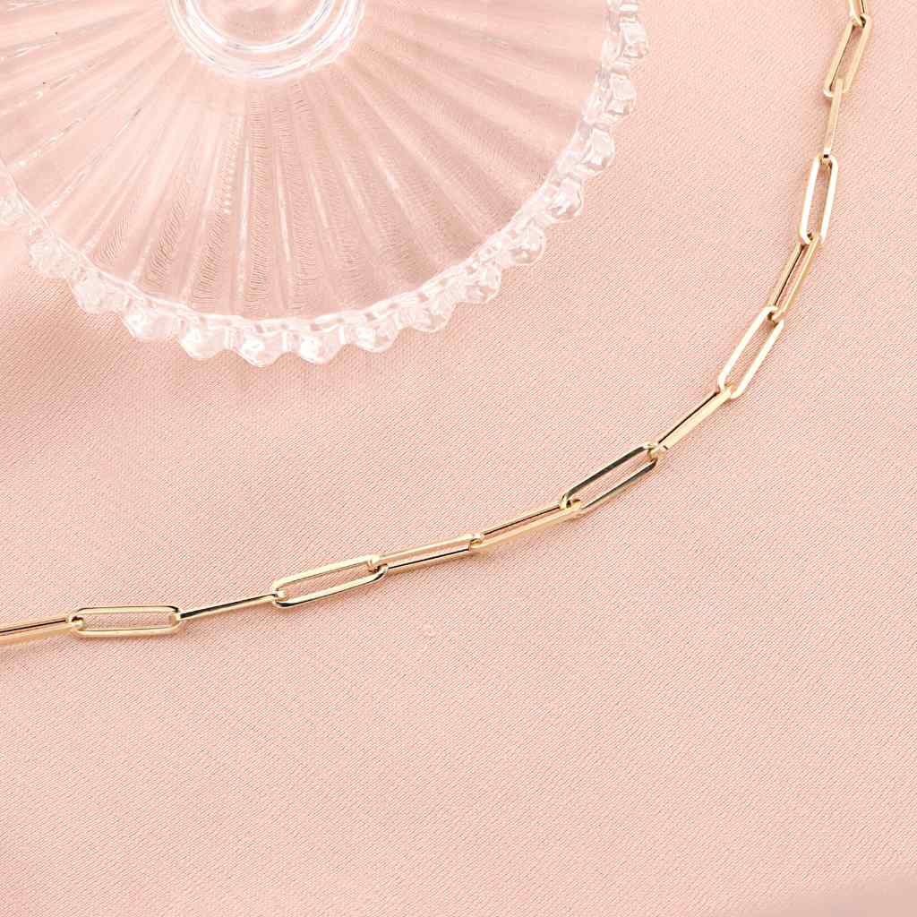Bratara Aur 14k cu Zale Paperclip