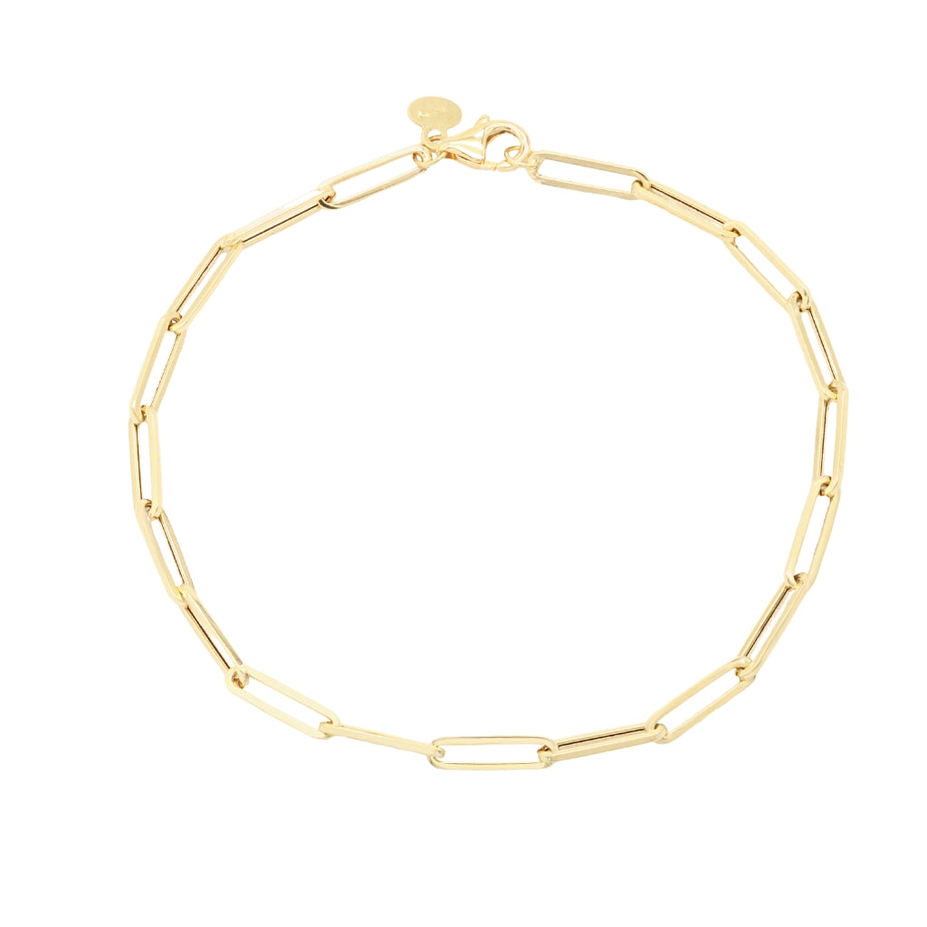 Bratara Aur 14k cu Zale Paperclip