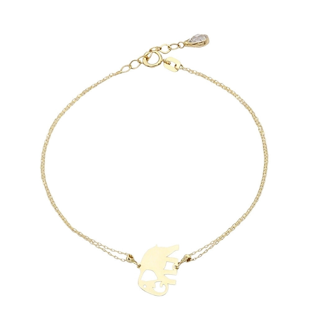 Bratara Aur 14k Elefant