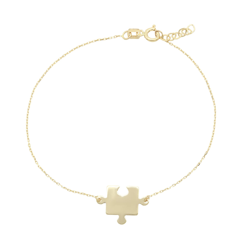 Bratara Aur 14k Piesa de Puzzle