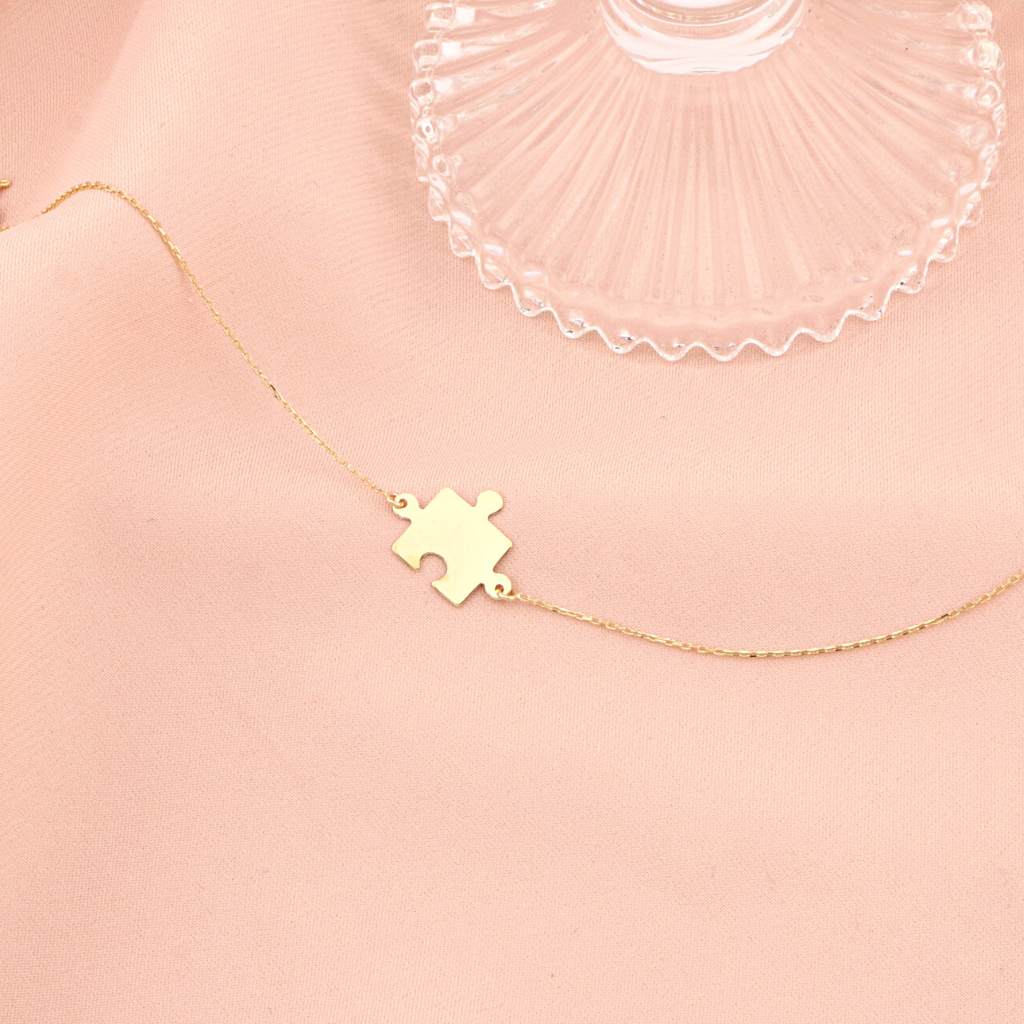 Bratara Aur 14k Piesa de Puzzle