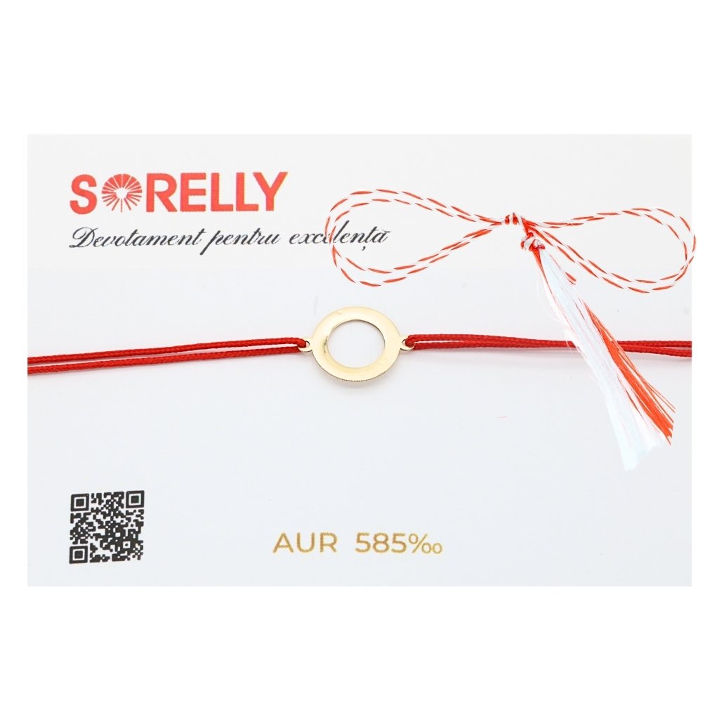 Bratara Aur 14k Snur Cerc