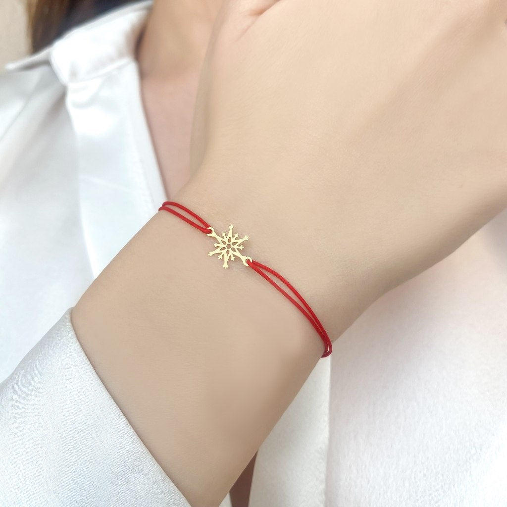 Bratara Aur 14k Snur Fulg