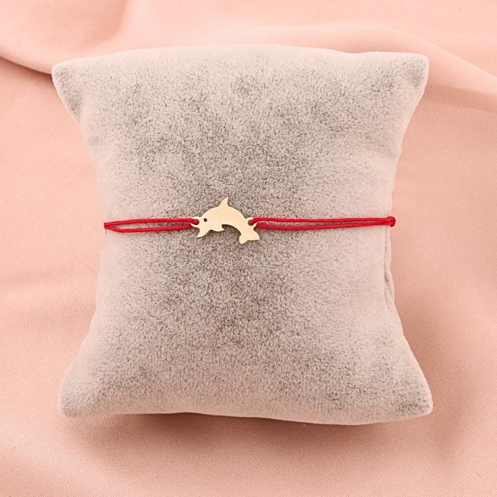 Martisor Bratara Aur Snur 14k Delfin