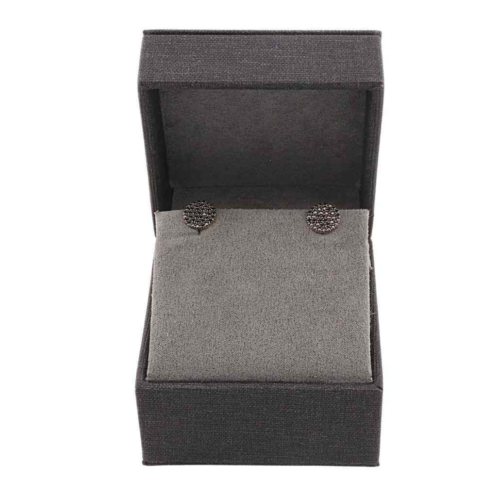 Cercei Aur 14k Banut cu Pietre Negre