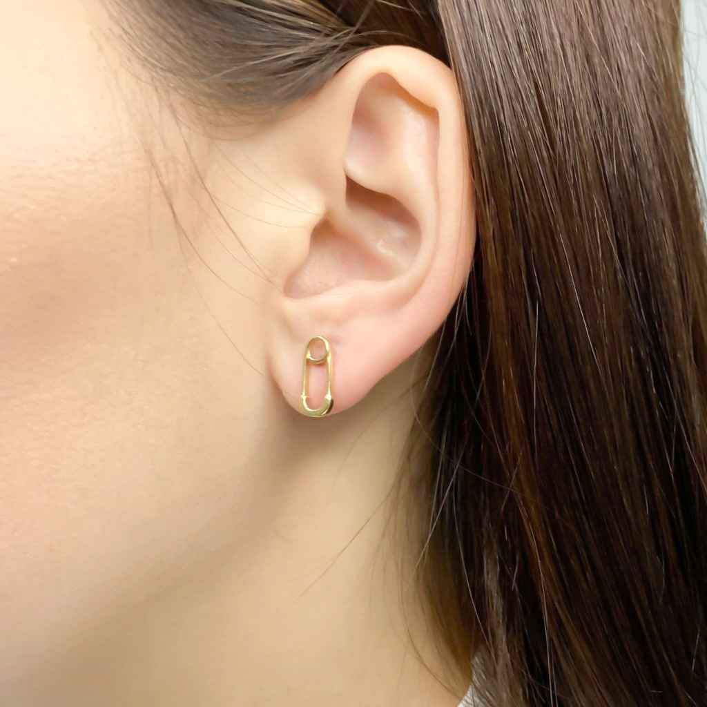 Cercei Aur 14k Agrafa