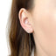 Cercei Aur 14k Fir Inima cu Zirconii