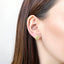 Cercei Aur 14k Floare