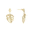 Cercei Aur 14k Frunza