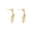 Cercei Aur 14k Frunza