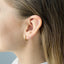 Cercei Aur 14k Veriga Simpla 1cm