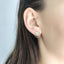 Cercei Aur Alb si Galben 14k Infinity Circles