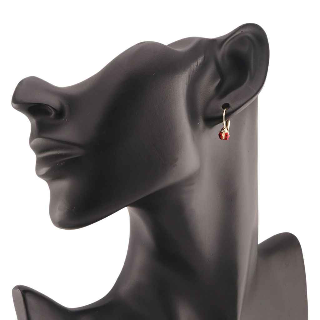 Cercei Copii Aur 14k Buburuza