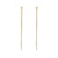 Cercei Fir Aur 14k Bila 2 mm