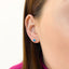 Cercei Aur 9k Baby Blue