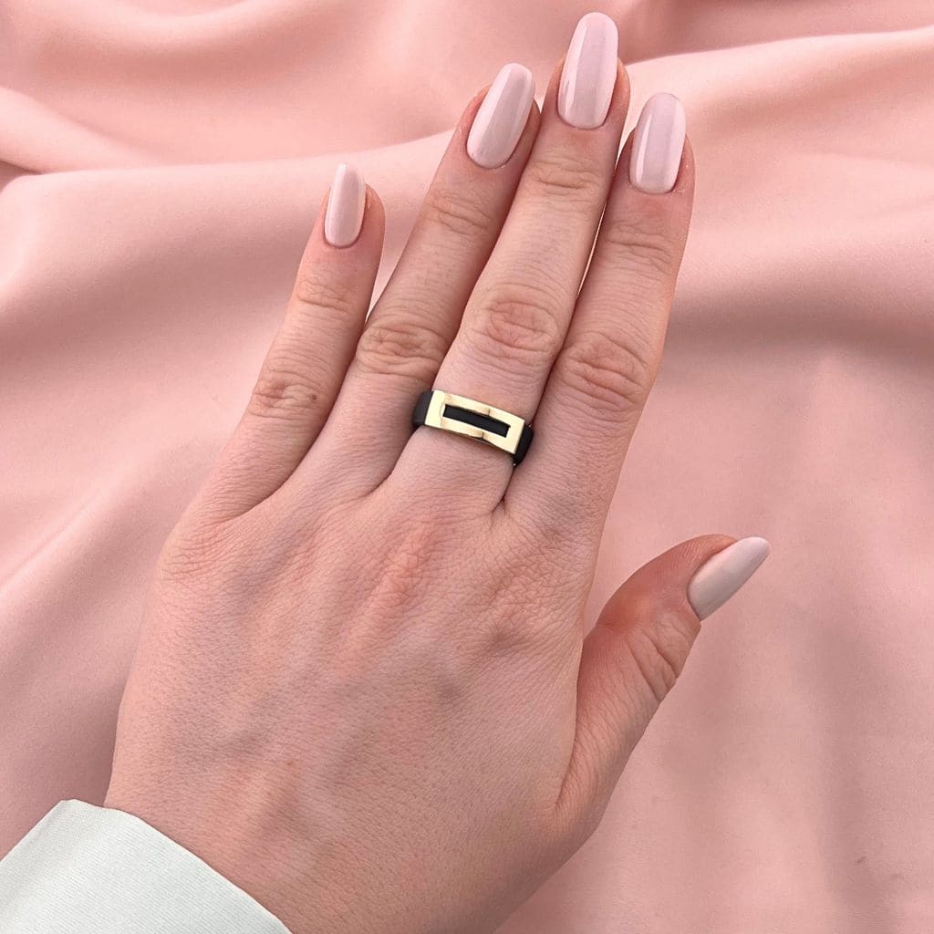 Inel Barbati Aur 14k Minimalist Line