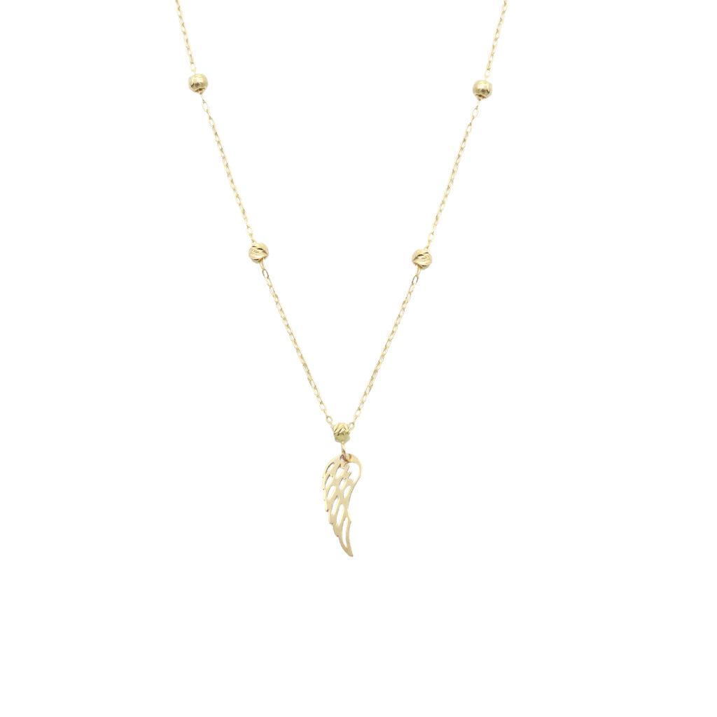 Lant Aur 14k Angelic Wing