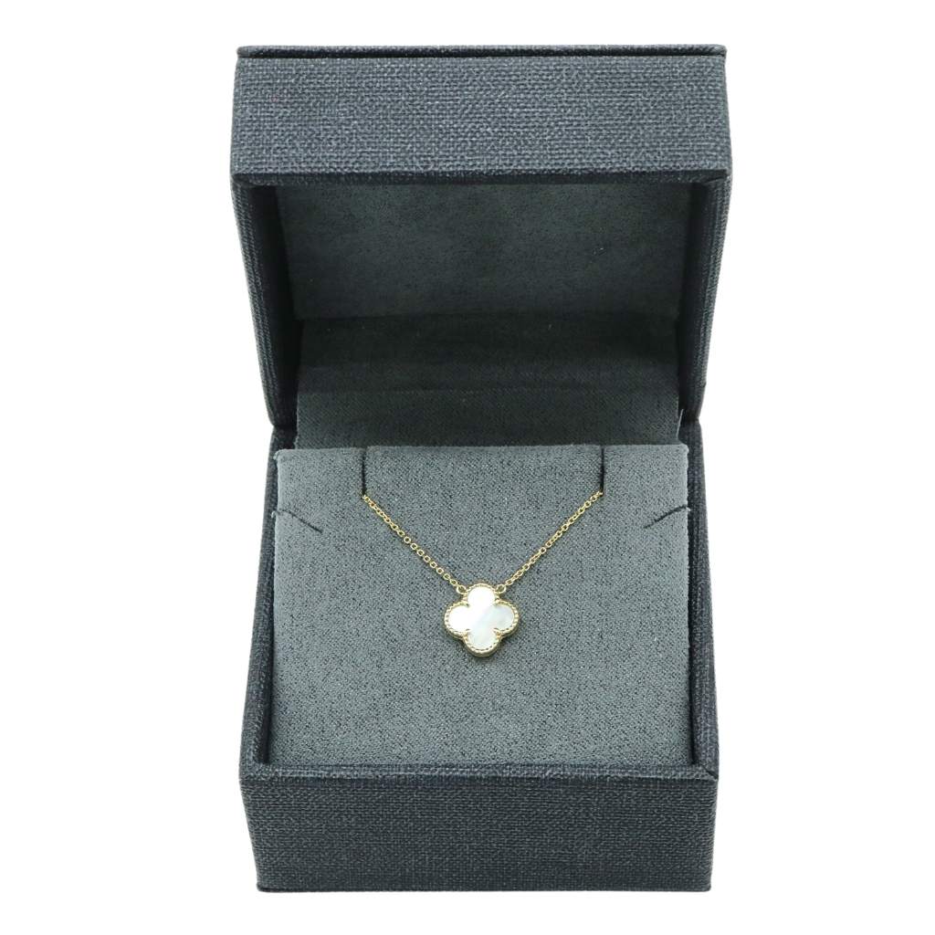 Lant Aur 14k Floare cu Sidef