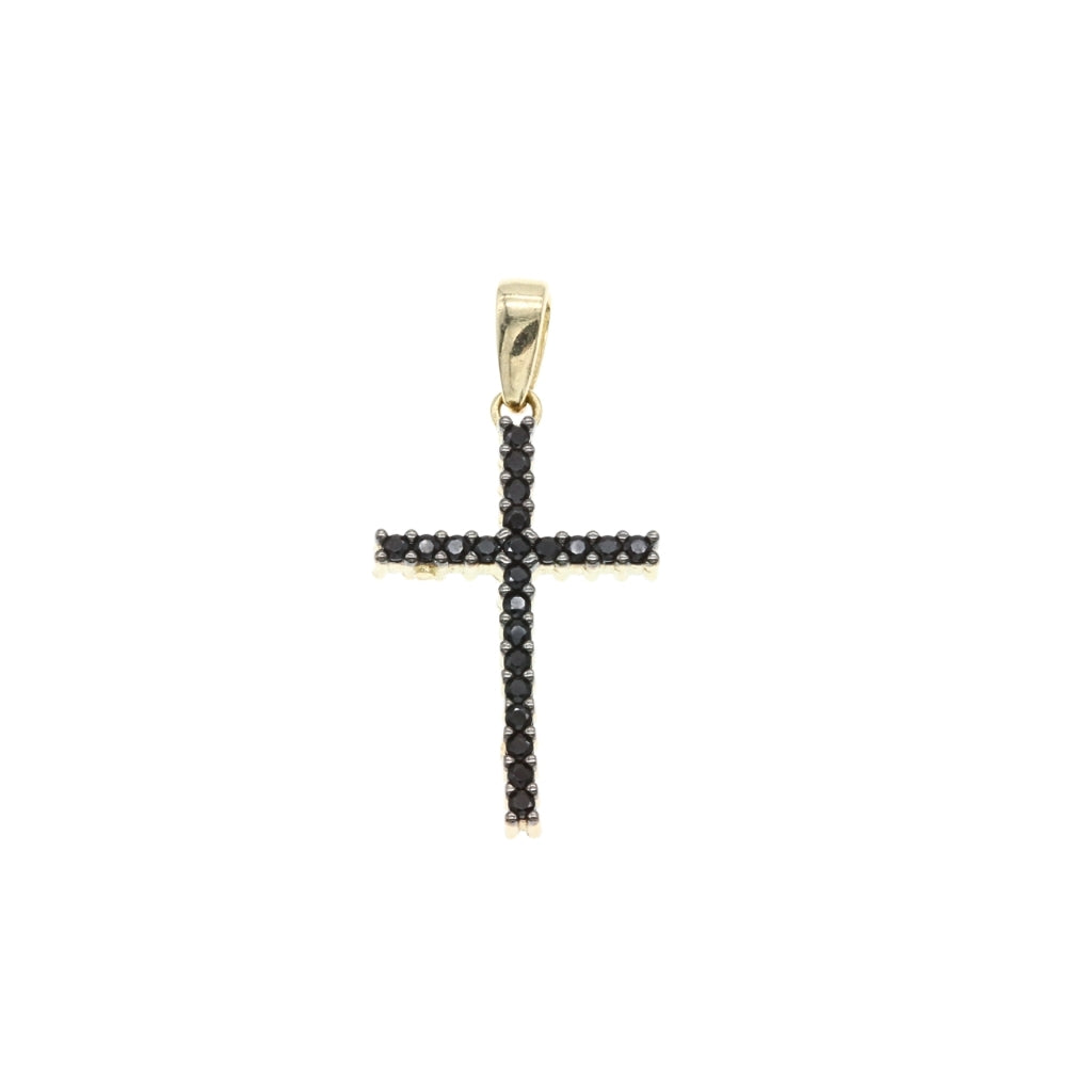 Pandantiv Aur 14k Cruce Reversibila